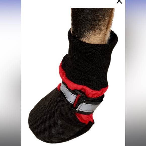 🐾 set 4 Dog Boots socks all weather snow mud 5 Frisco NWT NIP pack paws furbaby - Picture 4 of 7